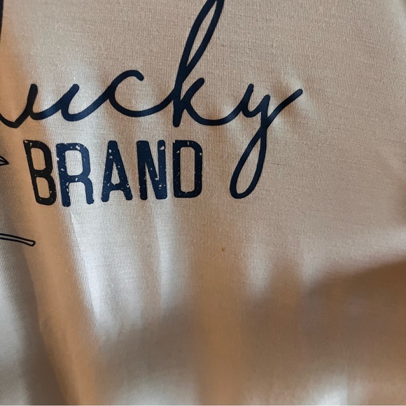 Lucky Brand Soft Crew Neck Tee - Picture 5 of 6